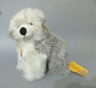 Vintage Steiff Mobby Dog With Labels & Button In Ear