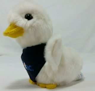 Aflac Duck Plush Mascot Stuffed Animal Soft Toy Talks Small Blue Bandanna Mini