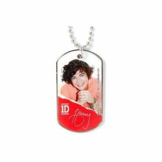 1d One Direction Collectible Dog Tag Necklace Harry Dog Tag Necklace Nwt