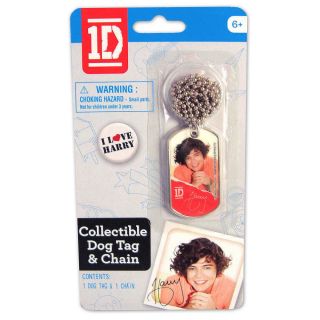 1D One Direction Collectible Dog Tag Necklace Harry Dog Tag Necklace NWT 2