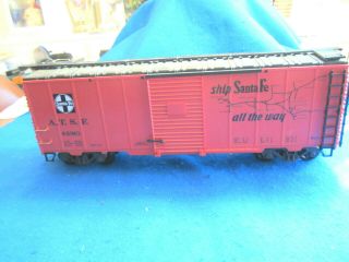 G Scale Box Car Grand Canyon Line A.  T.  S.  F.  By Lgb