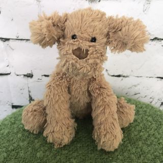 Jellycat Fuddlewuddle Tan Puppy Dog 7 " Tall Plush Stuffed Animal