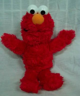 Sesame Street Shake It Up Talking Elmo 10 " Plush Stuffed Animal Toy
