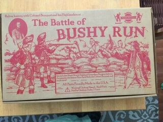 Oop Barzso 54mm The Battle Of Bushy Run Playset - Complete