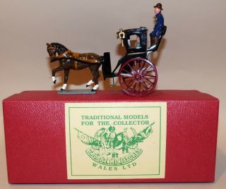 Trophy Of Wales Hansom Cab With Sherlock Holmes And Dr.  Watson