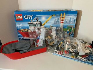 Lego City Fire Boat 60109 In Bags - Opened Box -