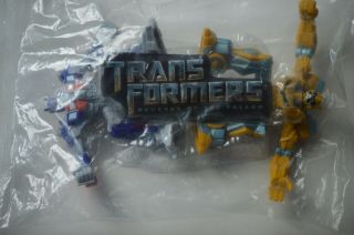 Bakery Crafts Pack Transformers 2 Bumblebee Optimus Prime Cake Toppers