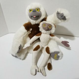 Zoboomafoo Zoboo Plush Dolls X2 Pbs Kids 12 " Monkey Lemur