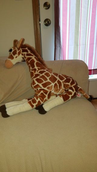 FAO Giraffe Plush Toys R ' Us Geoffrey Large Stuffed Animal 2012 2