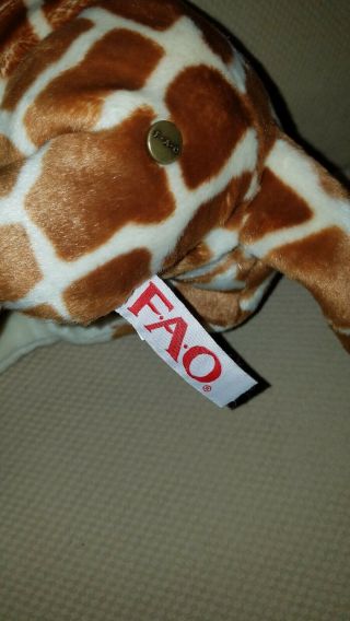 FAO Giraffe Plush Toys R ' Us Geoffrey Large Stuffed Animal 2012 3