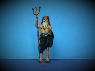Johillco John Hill & Co Pre War Lead Nautical Ruler God Of The Sea King Neptune