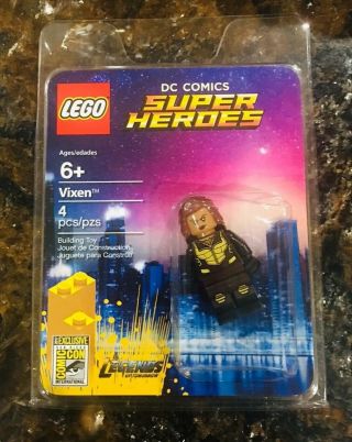 Sdcc 2017 Lego Exclusive Dc Superheroes Legends Of Tomorrow Vixen Minifigure