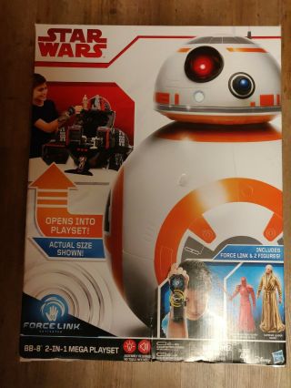 Star Wars Bb - 8 - 2 In 1 Mega Playset With Force Link & 2 Figures