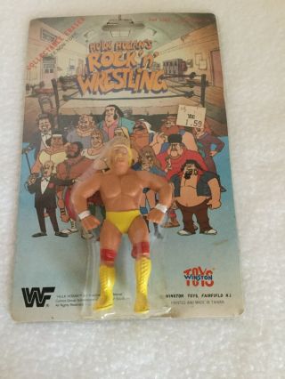 Vintage Wwf Hulk Hogans Rock N Wresting Collectible Eraser Package