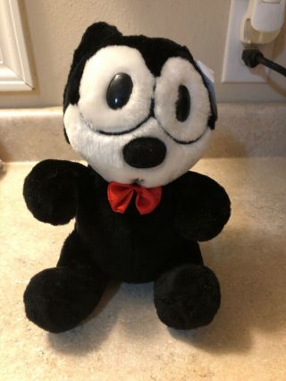 Vintage A&a Plush Stuffed Felix The Cat,  14 Inches
