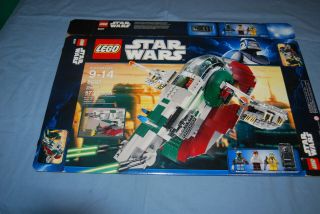 Lego Empty Box 8097 Star Wars Slave One Minor Wear No Bricks