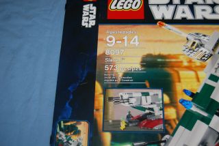 Lego Empty Box 8097 Star Wars Slave One Minor Wear No Bricks 2