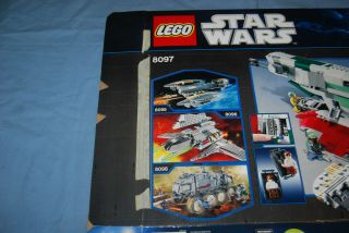 Lego Empty Box 8097 Star Wars Slave One Minor Wear No Bricks 3