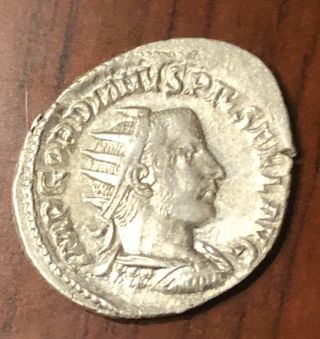 Roman Silver Coin Antoninianus Gordian Iii 238 - 244 Xf - Au,  Bonus