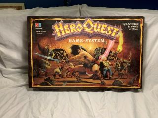 Milton Bradley - Hero Quest Game W/ Return Of The Witch Lord And Kellers Keep