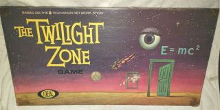 Rare Vintage 1964 The Twilight Zone Board Game Ideal Hard To Find