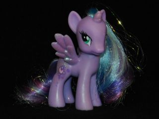 My Little Pony G4 Princess Luna 3 " Brushable Tinsel Hair Mlp 2011 Hasbro Fim