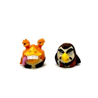 Angry Birds Star Wars Telepods Jar Jar Binks Bird & Quin - Gon Jinn Bird Qr Code