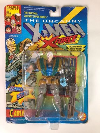 The Uncanny X Men X - Force Cable Figure With Clobber Action