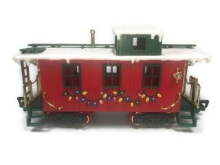 Vintage Bright Train Musical Christmas Express Train Caboose Train Car Only