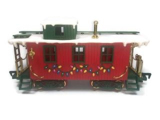 Vintage Bright Train Musical Christmas Express Train Caboose Train Car Only 2