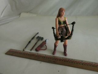 Xena Warrior Princess Gabrielle Action Figure 5 " 1998 Toy Biz Loose W/weapons