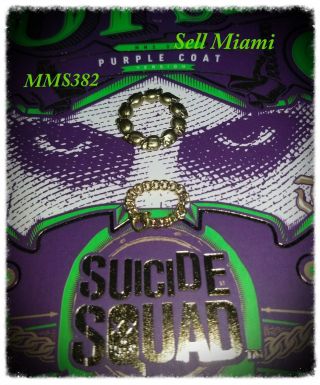 1/6 Hot Toys Suicide Squad The Joker Mms382 (2) Gold Colored Bracelets