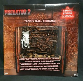 Predator 2 Trophy Wall Diorama,  Limited Edition 5000 Produced,  Neca
