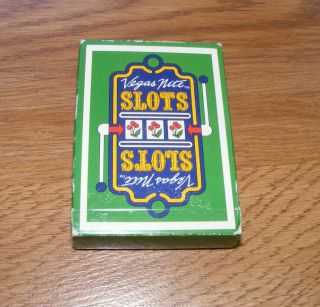 Rare Vintage 1988 Vegas Nite Slots Slot Machine Playing Cards Game Casino