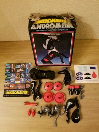 Vintage Mego Micronauts Andromeda Complete Instructions Stickers