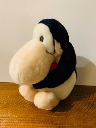 Dakin Opus 7 " Plush Stuffed Animal Red Bowtie Bloom County Comics Penguin 1985