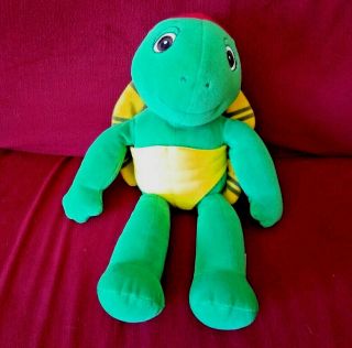 Kidpower Vintage Talking Franklin The Turtle 14in Green Plush Red Cap Shell 1986
