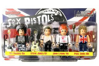 Brokker Sex Pistols Action Figures 4 - Pack Punk Music,  Sid Vicious Toy -