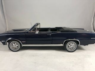 Danbury 1965 Pontiac Gto Convertible Blue 1:24 Wow