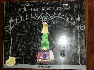 Rare Disney Lava Lamp 2001 Nightmare Before Christmas Xmas Box Neca Oogie Jack