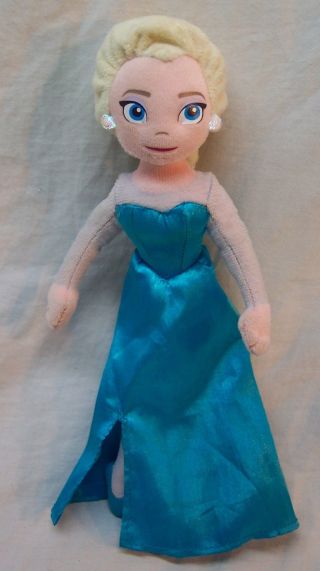 Walt Disney Frozen Talking Elsa Princess 9 " Plush Stuffed Doll Toy