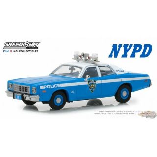 Greenlight 1/18 1975 Plymouth Fury York City Police Department (nypd)