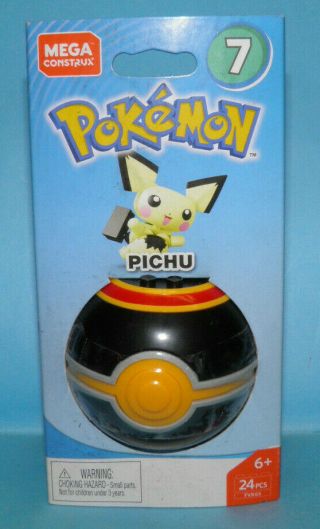 Mega Construx Pokemon Pichu Poke Ball Series 7