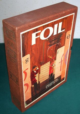 1971 FOIL Bookshelf Game of Words & Wit - 3M - Complete - 3