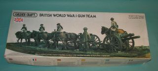 Calder Craft 5404 British World War 1 Gun Team Metal Soldier Figure Model Kit