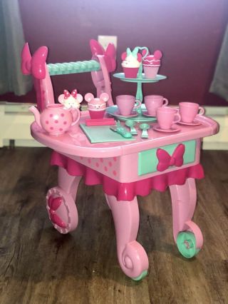 Disney Minnie Mouse Sweet Treats Tea Cart