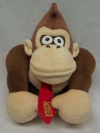 Nintendo Mario Brothers Donkey Kong 8 " Plush Stuffed Animal Toy