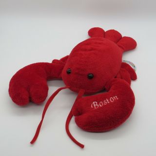 Mary Meyer Red Lobster Boston Embroidered Souvenir Plush 15 "