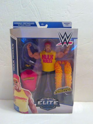 Hulk Hogan Wwe Elite Series 34 Raw Hulkamania Wrestlemania Mattel Wwf Tna