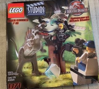 Lego Studios 1371 Jurassic Park Lll Spinosaurus Attack